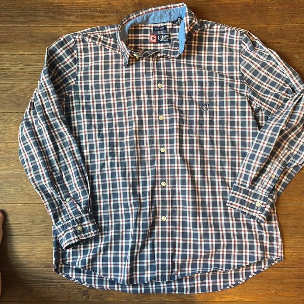 Chaps size large button down
